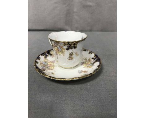 AYNSLEY TEA SERVICEpattern no. 10496, comprising six cups, six saucers, six side plates