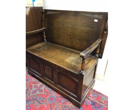 OAK MONK'S BENCH