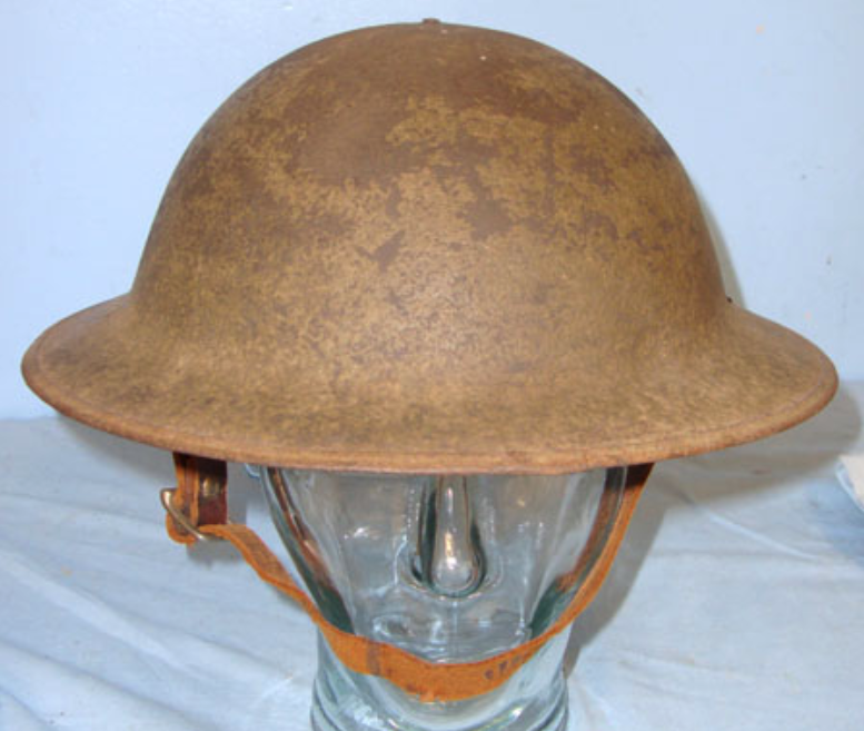 Original WW1 British WD MK II 1918 Pattern Brodie Trench Helmet Stamped ...