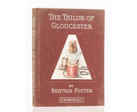 Potter (Beatrix) The Tailor of Gloucester, first trade edition,&nbsp;first printing with date on title and single-page endpap