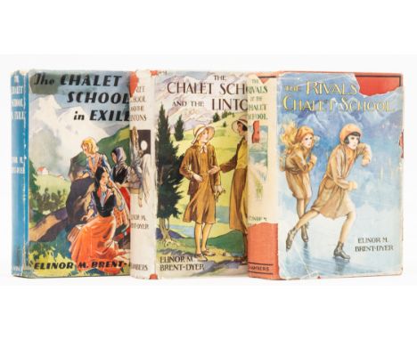 Brent-Dyer (Elinor) The Rivals of the Chalet School, faint spotting on title, jacket with portions of loss to upper panel and