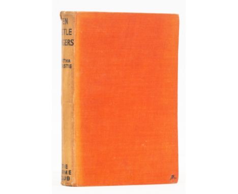 Christie (Agatha) [And Then There Were None], first edition, one or two spots to endpapers, fore-edge a little spotted with a