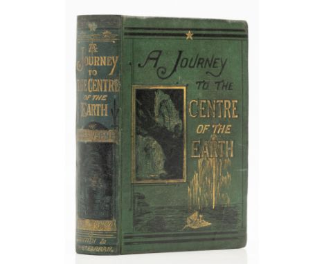 Verne (Jules) A Journey to the Centre of the Earth, first English edition, 8pp. advertisements at end, 51 plates, frontispiec