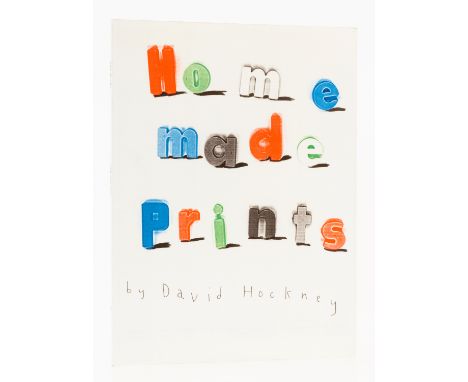 Hockney (David) Hand Made Prints, first edition, signed by the artist on title, illustrations, original wrappers, light surfa