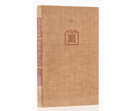 Miller (Arthur) After the Fall, first edition, one of 500 copies signed by the author, light offsetting to endpapers, ink own
