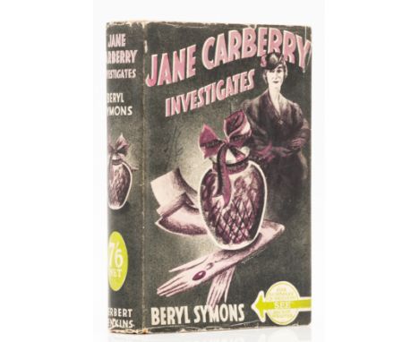Symons (Beryl) Jane Carberry Investigates, first edition, contemporary ink "3/6" on lightly toned front free endpaper, light 