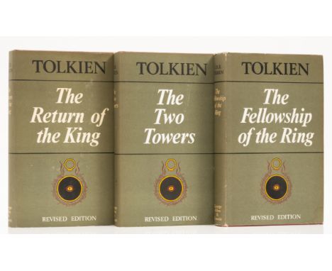 Tolkien (J.R.R.) The Lord of the Rings, 3 vol., second edition, sixth impression, original cloth, dust-jackets, light rubbing