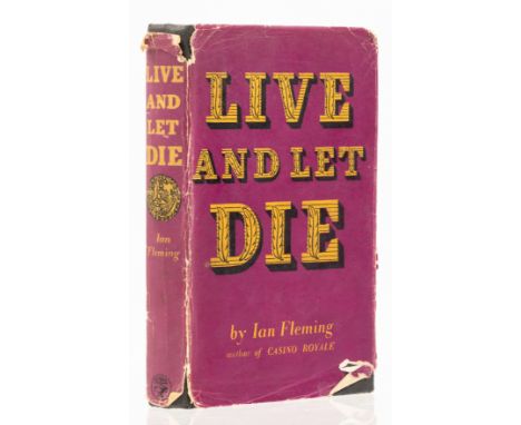 Fleming (Ian) Live and Let Die, first edition, front endpapers with paper residue, one or two finger-soiling marks, original 