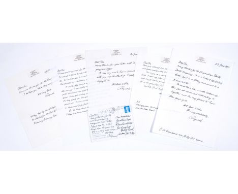 Briggs (Raymond) Collection of Autograph Letters signed to Tom Maschler, 6pp. with letterhead stickers and a postcard, Hassoc