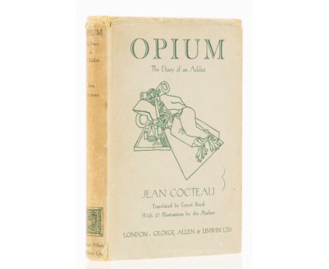 Cocteau (Jean) Opium: the Diary of an Addict, first English edition, translated by Ernest Boyd, illustrations by the author, 