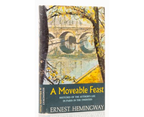 Hemingway (Ernest) A Moveable Feast, first edition, original cloth-backed boards, dust-jacket, fractional creasing and nicks 
