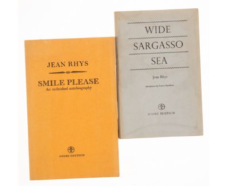 Rhys (Jean) Wide Sargasso Sea, 1966; Smile Please, printer biro annotations on final page, 1979, proof copies, original wrapp