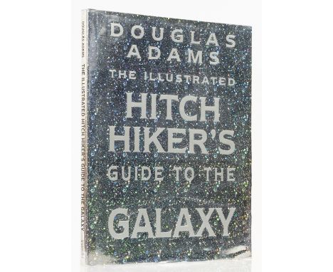 Adams (Douglas) The Illustrated Hitch Hiker's Guide to the Galaxy, first edition, signed by the author on title, illustration