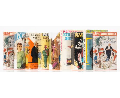 Wodehouse (P.G.) Jeeves in the Offing, 1960; The Old Reliable, portion of loss to spine tail, lower panel with odd tear from 