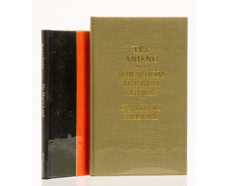 Greene (Graham) Yes and No and for Whom the Bell Chimes, one of 750 copies signed by the author, original cloth lettered in g