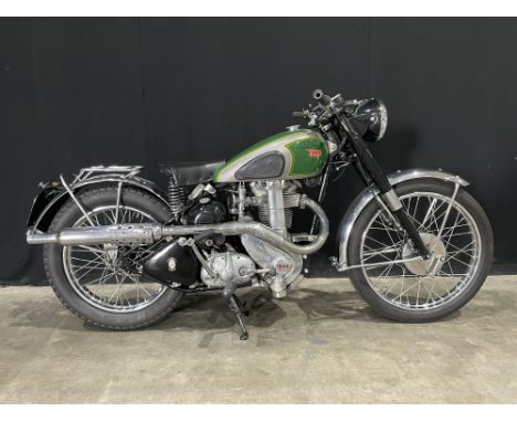 Rare, alloy-engined ZB32 350 Competition Trials model with a great history. Older restoration to a very good standard. In ver