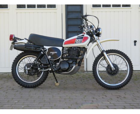 Sought after and collectable, this is an immaculate, matching numbers example of the legendary XT500.Twin-valve, single cylin