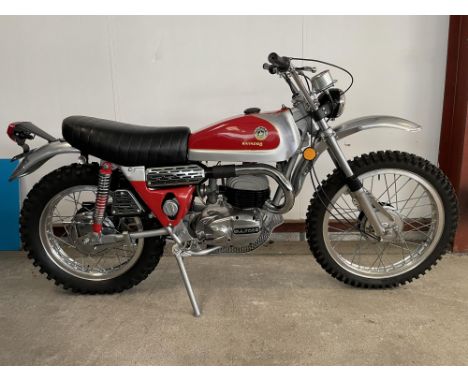 Legendary trail/enduro motorcycle designed by Luis Carreras. Part of a substantial private collection in Kent Designed by Lui