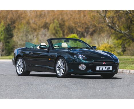 UK-supplied, right-hand drive, automatic V12 DB7 Vantage Volante with just 43,500 miles from new. Classically finished in a c