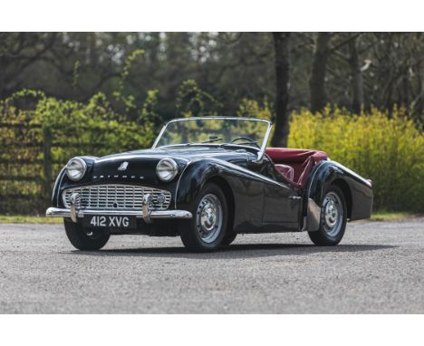 Fully restored to a show standard, this 'matching numbers' example of Triumph's ever-popular TR3A is a total delight. Importe