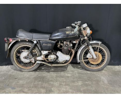 "Barn find" Norton Commando 750 off the road since the 1980s. One of six available versions of the 750 Commando, the Intersta