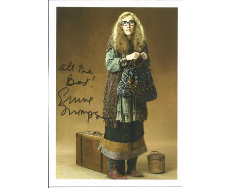 Emma Thompson signed 8x6 colour photo from Harry Potter. Good condition. All autographs come with a Certificate of Authentici