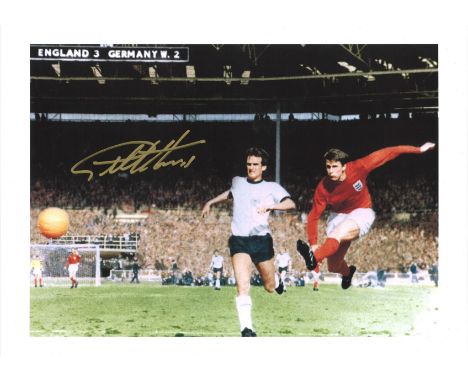 Geoff Hurst Signed England 1966 World Cup 12x16 Art Print £10-12. Good condition. All autographs come with a Certificate of A