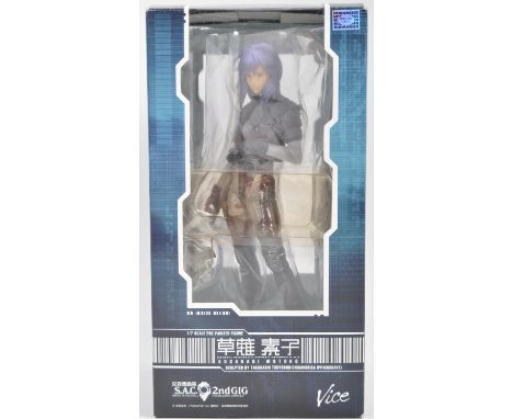 An original vintage Vice made 1/7 scale Motoko Kusanagi action figure from the Japanese anime television series Ghost In The 