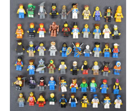 Lego - a large collection of approx x60 official Lego made minifigures. Figures from various themes present to include; Harry