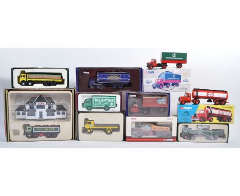 A collection of x10 original Corgi made boxed diecast models largely of 1/50 scale comprising Vintage Glory of Steam model 80