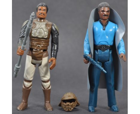 Star Wars Action Figures - two original vintage Kenner / Palitoy made Star Wars action figures - both Lando Calrissian variat
