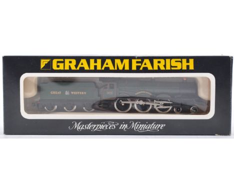 An original Graham Farish N gauge model railway trainset locomotive engine No. 1446 Great Western Railways Winchester Castle.