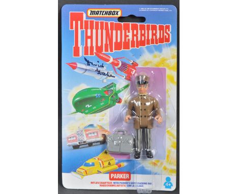 Thunderbirds - David Graham - a rare autographed Matchbox action figure of ' Parker ' from the cult classic series by Gerry A