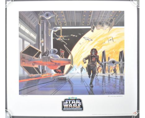 Ralph Mcquarrie Star Wars concept art prints - A Limited Edition Ralph Mcquarrie for Galoob Micromachines signed Star Wars ar