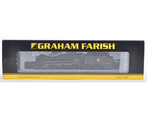 An original Graham Farish by Bachmann N gauge model railway trainset locomotive engine 372-136 black 5 45216 British Railways
