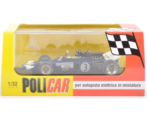 An original German ' Politoys ' made Scalextric type 1/32 scale slot racing car model of a Lotus 72 - Oulton Park 1970 Graham