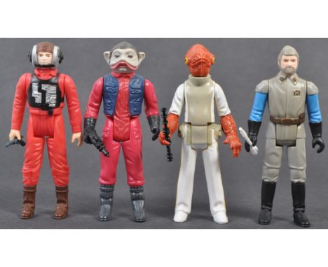 Star Wars Action Figures - a collection of x4 original vintage loose Kenner / Palitoy made Star Wars action figures - all Reb