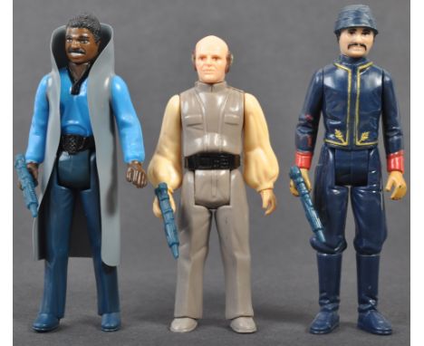 Star Wars Action Figures - a collection x3 original vintage Kenner / Palitoy made Star Wars action figures - all Bespin relat