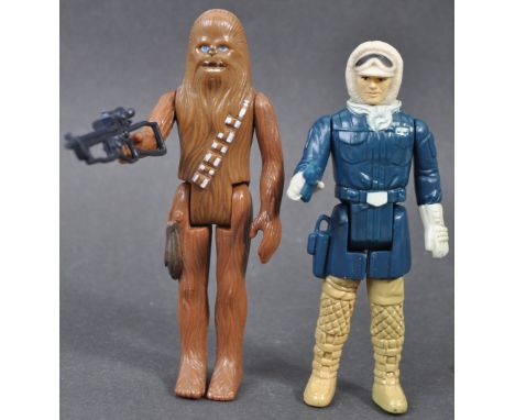 Star Wars Action Figures - two original vintage loose Kenner / Palitoy made Star Wars action figures - Han Solo Hoth Outfit a