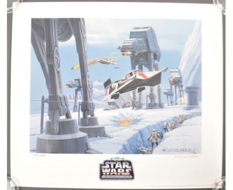 Ralph Mcquarrie Star Wars concept art prints - A Limited Edition Ralph Mcquarrie for Galoob Micromachines signed Star Wars ar