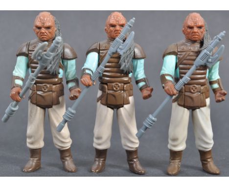 Star Wars Action Figures - a collection of x3 original vintage loose Kenner / Palitoy made Star Wars action figures, all Weeq