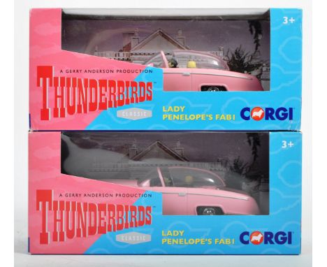 Two original Corgi made boxed diecast models No. CC00604 Gerry Anderson Thunderbirds Fab 1. Both models appearing mint with P