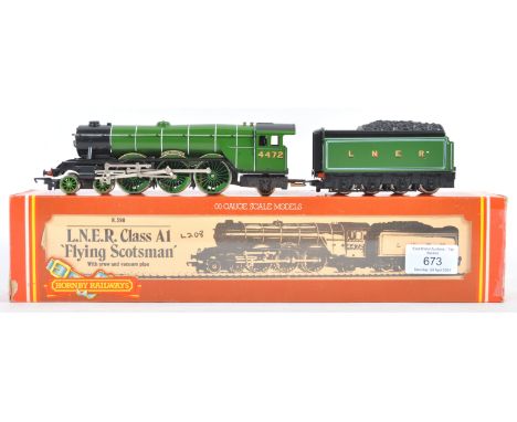 An original vintage Hornby 00 gauge model railway trainset locomotive engine No. 398 LNER London North Eastern Railway Class 
