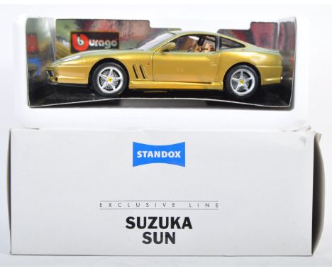 An original Bburago / Burago made 1/8 scale diecast model car No. 3354 Ferrari 550 Maranello. The car finished in a Standox S