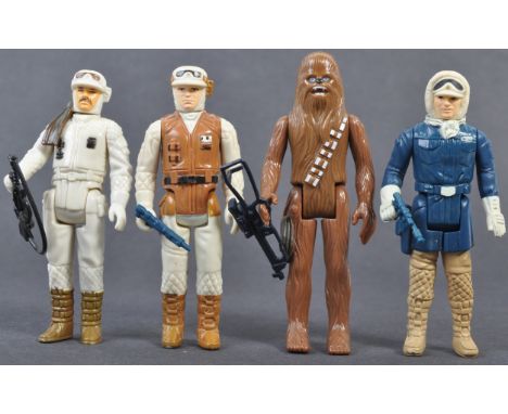 Star Wars Action Figures - a collection of x4 original vintage Kenner / Palitoy made Star Wars action figures - all Hoth rela