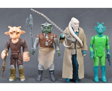 Star Wars Action Figures - a collection of x4 original vintage loose Kenner / Palitoy made Star Wars action figures, all comp