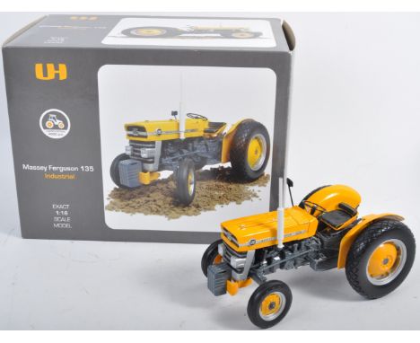 A Universal Hobbies made 1/16 precision scale diecast model tractor UH2822 ' Massey Ferguson 135 Industrial. Limited to just 