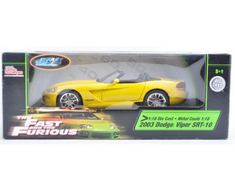 An original ERTL Racing Champions made TV and film related 1/18 scale boxed diecast model No.36973 The Fast And The Furious 2