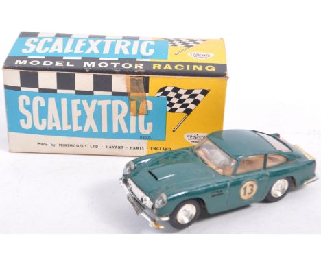 An original vintage 1960's Triang / Tri-ang made Scalextric 1/32 scale slot racing car C68 Aston Martin without light ' In gr