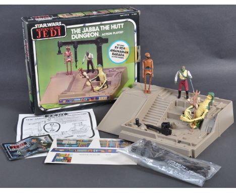 Star Wars - a rare original vintage 1980s (1983) Kenner made Star Wars Sears Exclusive 1983 action figure playset ' The Jabba